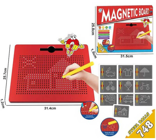 Магнітна дощечка YM 2204 (48/2) 10 карток з прикладами, в коробці – в наличии! Купите сейчас у KAZKOVA