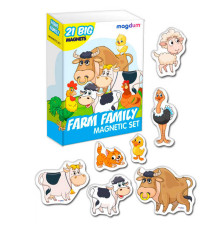гр Набір магнітів "Farm FAMILY" ML4031-21 EN (70) "Magdum", в коробці