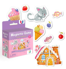 гр Магнітна гра "Котик-ласунчик" 200233 (60) "DoDo", 20 магнітів, в коробці