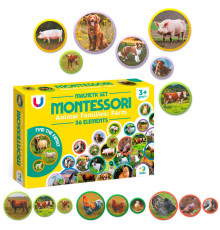 гр Магнітний набір Монтесорі «Родини тварин: ферма» 200271 (32) "Dodo"