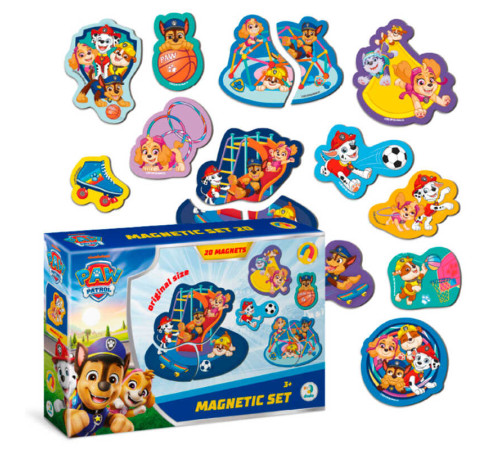 гр Набір магнітів "Ігровий майданчик" 200668 (32) "DoDo", 20 магнітів, в коробці