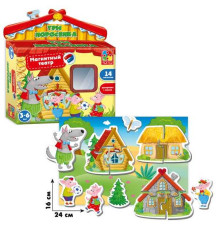 гр Магнітний театр "Троє поросят" - VT 3206-11 /рос/ (40) "Vladi Toys"