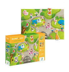 гр Розвиваюча гра "Магнітний зоопарк" 200207 (10) 35 магнітів "Dodo"