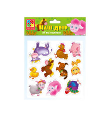 гр Набір для творчості з м'якими наклейками "Наш двір" - VT4210-11 "Vladi Toys"