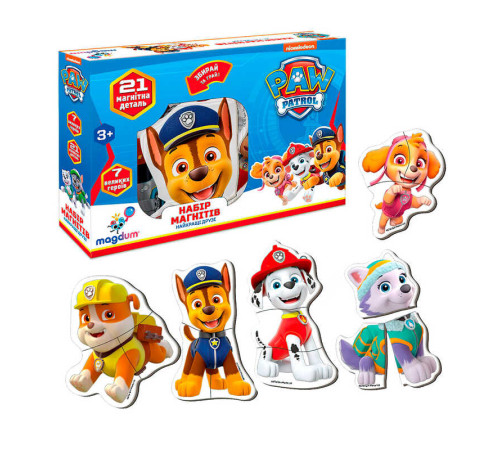 гр Набір магнітів ML 4034-31 "Щенячий патруль. Найкращі друзі" (60) "Magdum" – в наличии! Купите сейчас у KAZKOVA