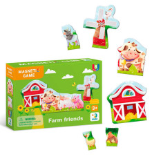 гр Магнітна гра "Друзі з ферми" 200255 (64) "DoDo", 8 магнітів, в коробці
