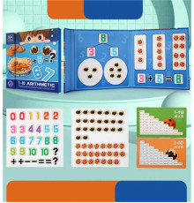 Магнітна гра C 74054 (40) "Арифметика", цифри, математичні знаки, у плівці