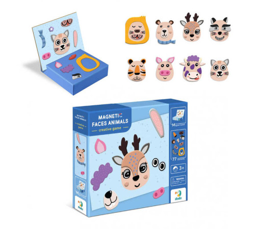 гр Розвиваюча гра 200209 "Магнітні мордочки" (10) "Dodo" – в наличии! Купите сейчас у KAZKOVA