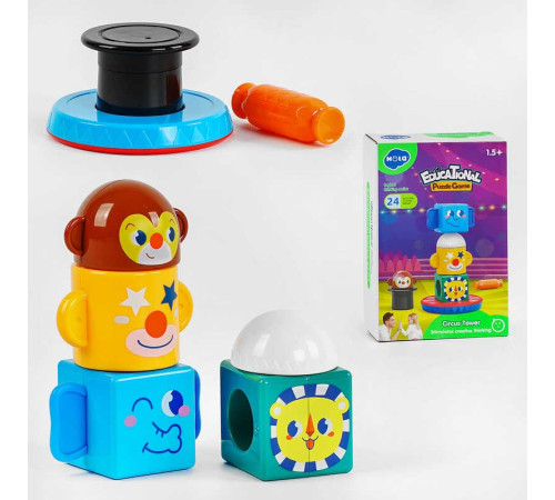 Магнітна гра E 7981 (48) "Hola", арена цирку, 8 магнітів, 24 види складання гри, в коробці Магнітна гра E 7981 (48) "Hola", арена цирку, 8 магнітів, 24 види складання гри, в коробці