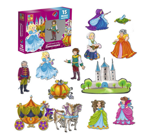 гр Гра настільна "Магнітний театр. Попелюшка" VT3206-53 /укр/ (12) "Vladi Toys" – в наличии! Купите сейчас у KAZKOVA