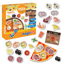 гр Магнітна гра "Pizza" ML4031-27 EN (24) "Magdum", 48 магнітів, картки, англ. мова, в коробці