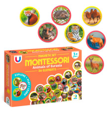 гр Магнітний набір Монтесорі «Тварини на континентах: Євразія» 200285 (32) "Dodo", 36 елементів, в коробці