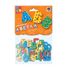 гр Магнітна гра "Абетка" (укр) VT5900-02 (12) "Vladi Toys", 34 магнітні елементи