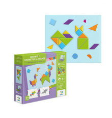 гр Геометричні фігури 200212 (10) "Dodo", танграм, в коробці