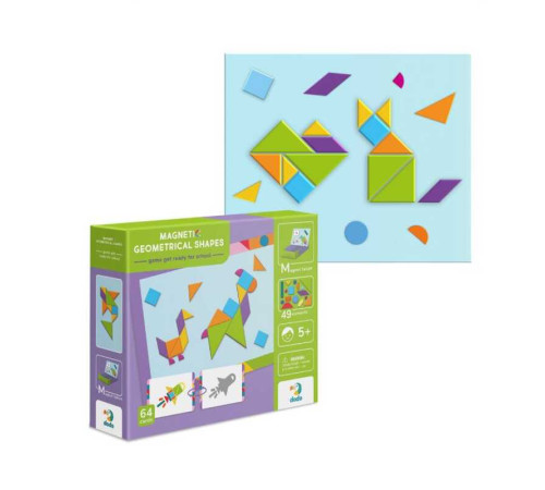 гр Геометричні фігури 200212 (10) "Dodo", танграм, в коробці – в наличии! Купите сейчас у KAZKOVA