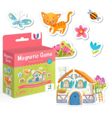 гр Магнітна гра "Котик-мрійник" 200236 (60) "DoDo", 20 магнітів, в коробці