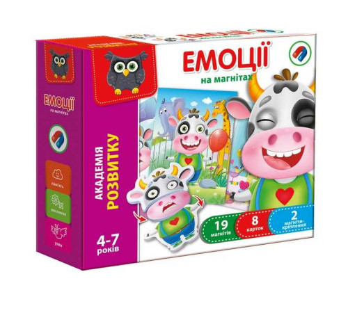 гр Гра настільна магнітна "Емоції" (укр) VT5422-05 (8) "Vladi Toys" – в наличии! Купите сейчас у KAZKOVA