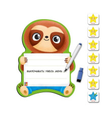 гр Дошка на магніті з маркером "Лінивець" VT3601-22 (12) "Vladi Toys"