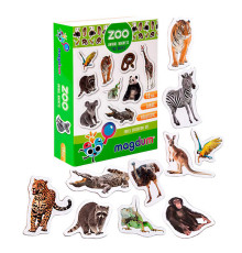 гр Набір магнітів "Zoo. Рhoto" ML4031-02 EN (70) "Magdum", англ. мова, в коробці
