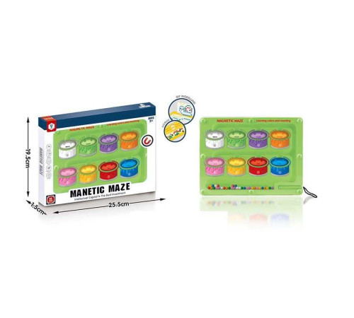 Магнітна гра HD 144 A (96) 8 комірок для кульок, магнітний стилус, в коробці – в наличии! Купите сейчас у KAZKOVA