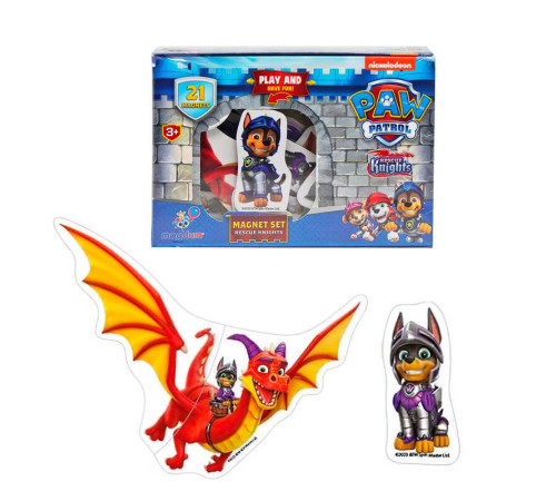 гр Набір магнітів ML 4034-06 "Щенячий патруль. Лицарі" (60) "Magdum" – в наличии! Купите сейчас у KAZKOVA