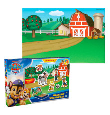 гр Магнітна гра з планшеткою "Paw Patrol. Пригоди на фермі" 200639 (24) "DoDo", 26 магнітних фігурки, фон для гри, в коробці