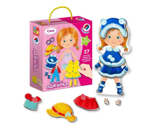гр Магнітна гра-одягашка "Соня" - VT 3702-07 (12) "Vladi Toys" гр Магнітна гра-одягашка "Соня" - VT 3702-07 (12) "Vladi Toys"