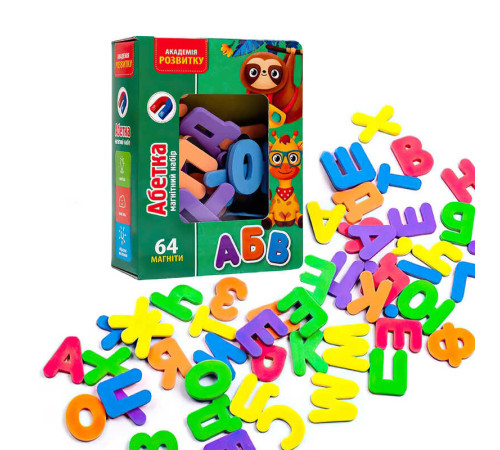 гр Магнітний набір "Абетка" (укр) - VT 5411-15 (12) "Vladi Toys" – в наличии! Купите сейчас у KAZKOVA