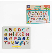 Мозаїка YM 2021-1 (36/3) магнітна, англійський алфавіт, в коробці