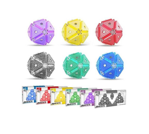 Конструктор магнітний YD 206 (144) 20 елементів, інструкція, в коробці, ВИДАЄТЬСЯ ТІЛЬКИ МІКС ВИДІВ