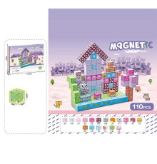 Магнітний конструктор CH 1331 (36) 110 деталей, довжина ребра кубика 2 см, в коробці