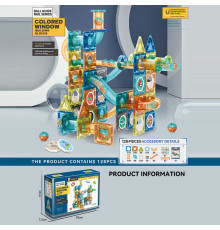 Магнітний конструктор 6695 A (12) 128 деталей, в коробці