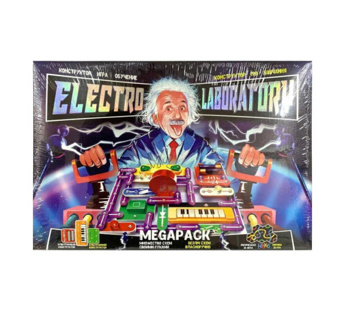 гр Електронний конструктор "Electro Laboratory. Megapack" Elab-01-04 (4) "Danko Toys", ОПИС УКР/РОС. МОВАМИ гр Електронний конструктор "Electro Laboratory. Megapack" Elab-01-04 (4) "Danko Toys", ОПИС УКР/РОС. МОВАМИ