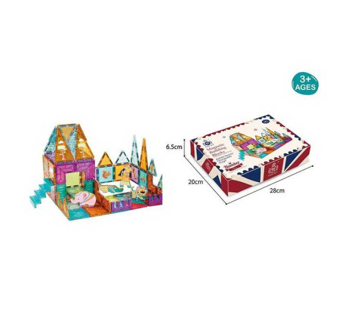 Магнітний конструктор AH 059 (10) “Зоопарк”, тваринки, 65 деталей, в коробці Магнітний конструктор AH 059 (10) “Зоопарк”, тваринки, 65 деталей, в коробці