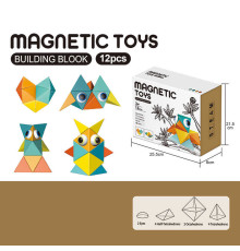 Магнітний конструктор XC-D 8 (48/2) 12 деталей, в коробці