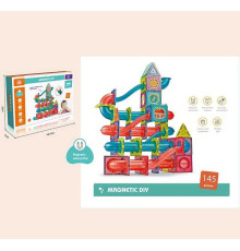 Магнітний конструктор CH 1005 (8) 145 деталей, лабіринт, кульки, наліпки, в коробці