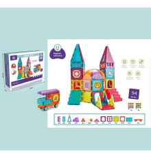 Магнітний конструктор CH 1012 (8) “Замок“, 94 деталі, в коробці