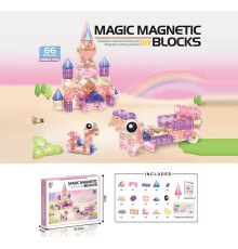 Магнітний конструктор 4400 (18/2) 66 деталей, в коробці