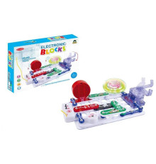 Електронний конструктор 300 (10) підсвічування, вентилятор, звуки, в коробці