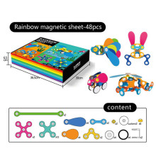 Магнітний конструктор XC-D 16 (24/2) 48 деталей, в коробці