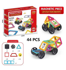 Магнітний конструктор 2266-31 (72) 44 деталі, наліпки, в коробці