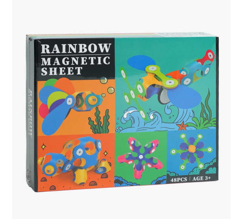 Магнітний конструктор XC-D 16 (24/2) 48 деталей, в коробці – в наличии! Купите сейчас у KAZKOVA