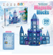 Магнітний конструктор G 014 (8) 356 деталей, герої, наліпки, в коробці