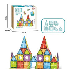 Магнітний конструктор GW 8256 (12) 60 деталей, в коробці