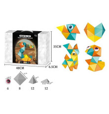 Магнітний конструктор XC-D 5 (24/4) 38 деталей, аксесуари, інструкція, в коробці