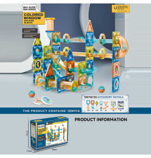 Магнітний конструктор 6693 A (18) 108 деталей, в коробці