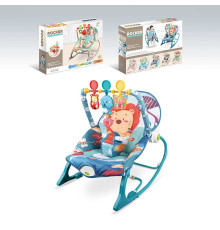 Шезлонг 68154-1 (8) мелодії, 3 підвіски, заспокійлива вібрація, в коробці