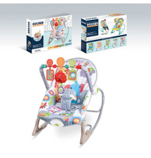 Шезлонг 68157-1 (8) мелодії, 3 підвіски, заспокійлива вібрація, в коробці