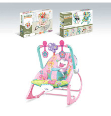 Шезлонг 68127-1 (8) мелодії, 3 підвіски, заспокійлива вібрація, в коробці