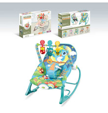 Шезлонг 68144-1 (8) мелодії, 3 підвіски, заспокійлива вібрація, в коробці